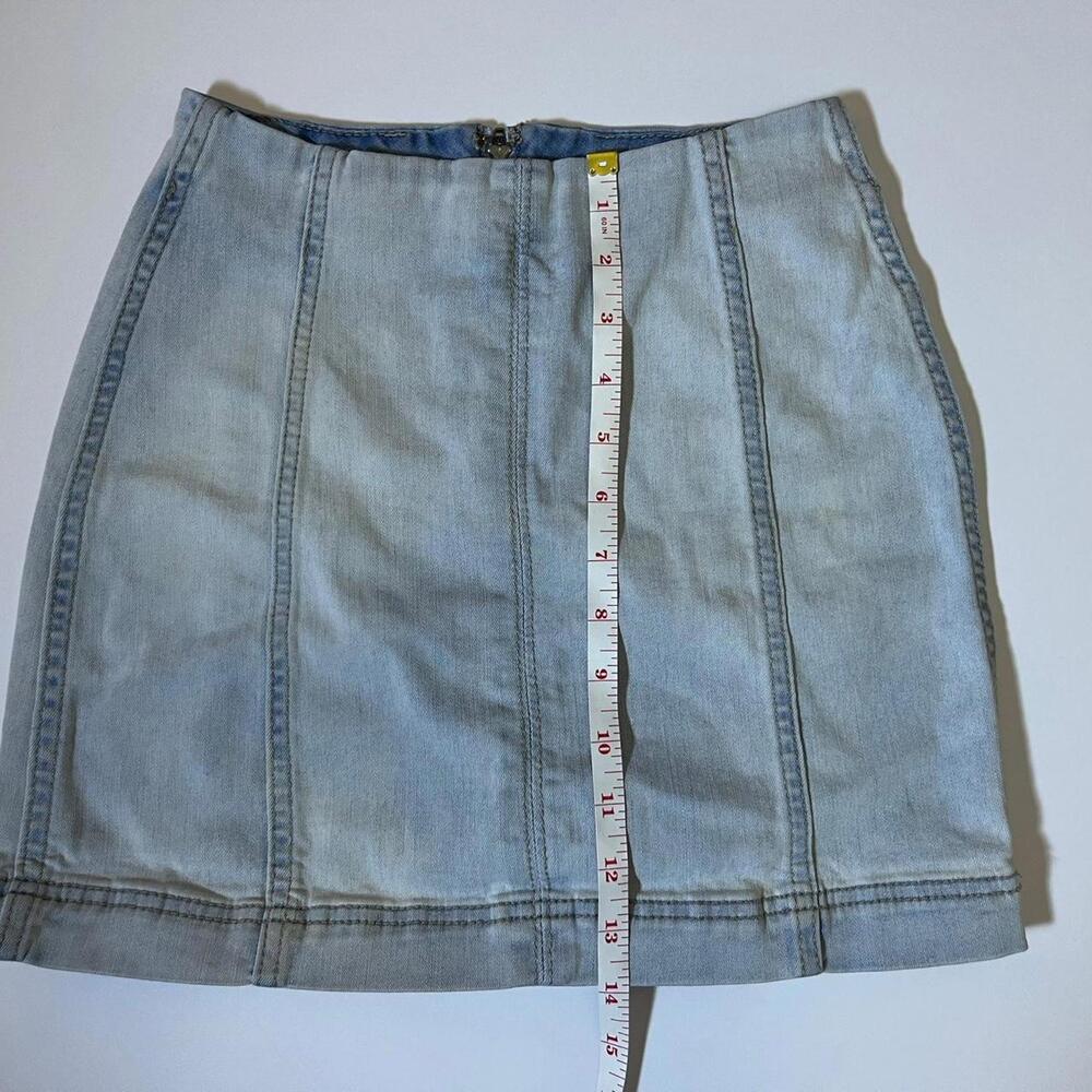 jean skirt Y2K coquette grunge going out - Picture 5 of 5